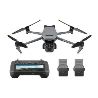 Imagen de DJI Mavic 3 Pro Pack Vuela Más con RC (pantalla de alto brillo), Mando a distancia, cámara Hasselblad CMOS 4/3, tres baterías vuelo inteligentes, centro carga, juego filtros ND