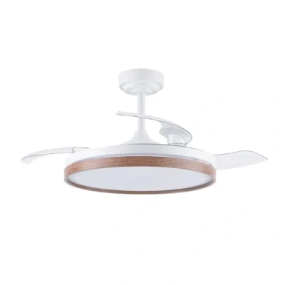 Imagen de wonderlamp Ventilador LED aspas plegables Tamero Cerezo 72W con Modo luz de noche y CCT 3000 4000 6000K