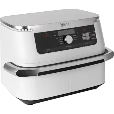 Imagen de Ninja AF500EUWH Foodi FlexDrawer Freidora de aire caliente, color blanco