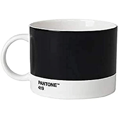 Imagen de Copenhagen design Pantone Cup, Tea/Coffee mug, Fine China (Ceramic), 475 ml, Black, 419 C, Porcelana, 14x10.6x8.6 cm