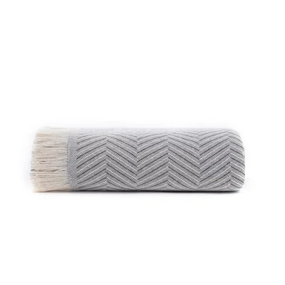 Imagen de Todocama Colcha Multiusos Sofa, Manta Foulard, Plaid para Cama, Cubresofa Cubrecama, Jarapas, Fabricado en España, Espiga. (180x260cm, Gris Oscuro).