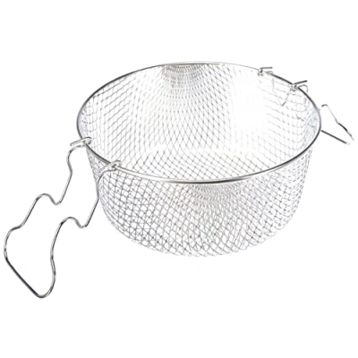 Imagen de Ibili Cestillo freidor estañado con 2 Asas, Aleación, Multicolor, 23 cm