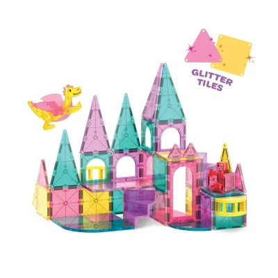 Imagen de Construcción Magna Tiles Castle DLX + microMAGS