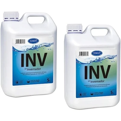 Imagen de Tamar Invernador Liquido para Piscinas, Invernaje y conservación, alguicida, 5 litros. Pack de 2 Unidades