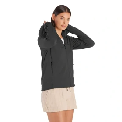 Imagen de Marmot Mujer Women&#039;s Leconte Fleece Hoody, chaqueta polar cálida, con cremallera completa, transpirable, a prueba de viento, plegable, óptimo para excursiones y esquí, Black, S