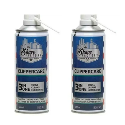 Imagen de The Shave Factory Spray para cuchillas Clippercare 400 ml (2 unidades)