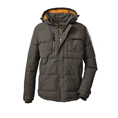 Imagen de G.I.G.A. DX Men&#039;s Chaqueta informal y funcional con estilo plumífero capucha cremallera GW 64 MN QLTD JCKT, antracita verde, L, 38527 000