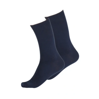 Imagen de Calzitaly PAK 2 Pairs WARM Cotton Plain Calcetines, Hombre, Talla: 39 42, Blue