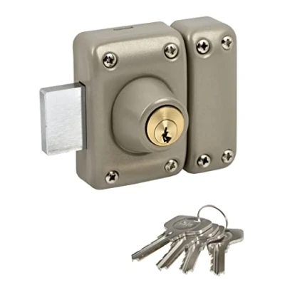 Imagen de Yale YV25DE 40 Cerrojo de Cilindro Doble (5 pasadores, 23 mm, 4 Llaves, Beige