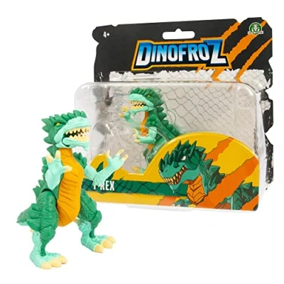 Imagen de Giochi Preziosi, Dinofroz T Rex 12 cm y articulado, un Personaje De la Serie Dino&amp; Dragones, para Niños A Partir 3 Años,