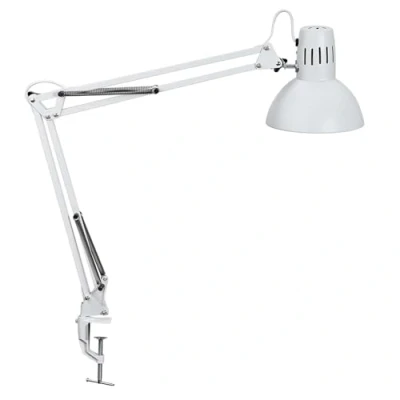 Imagen de MAUL lampara escritorio MAULstudy LED con soporte ajustable brazo articulado para Elegante de mesa metálica Fuente luz incluida Blanco