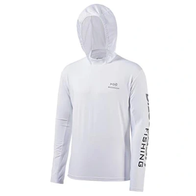 Imagen de Bassdash Sudadera con Capucha para Hombre, protección Solar UPF50+ suéter UV Manga Larga Pesca contra sarpullidos Rashguard