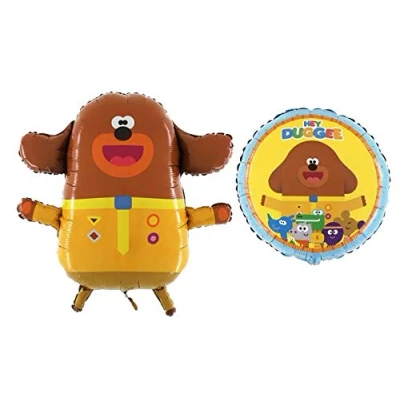 Imagen de Toyland® Paquete de 2 1 x 18 &quot;Redondo Duggee and the Squirrels Balloon + 25 Inch Giant Jumbo Size Character Foil