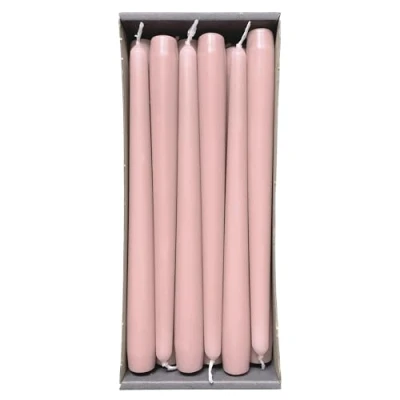 Imagen de Nordring 12 velas puntiagudas 2,3 x 25 cm malva