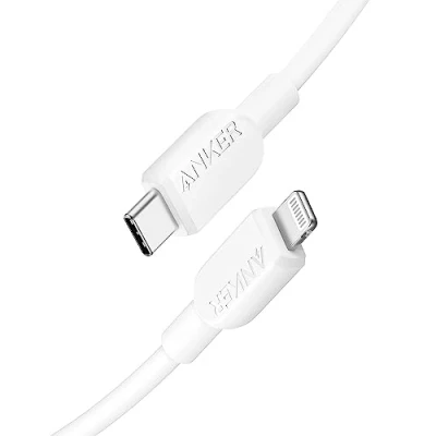 Imagen de Anker cable iphone, 310 USB C a Lightning, certificado MFi, iPhone 14 Plus Pro Max 13 12 11 X XS XR (90 cm)