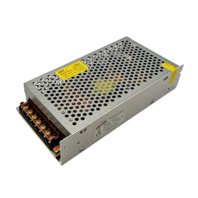 Imagen de Jandei Fuente de Alimentación Transformador 110/220V AC a 12V DC 200W 16,6A, Instalación en Interior IP20 para Tira Led, Neón o Dispositivos Bajo Voltaje