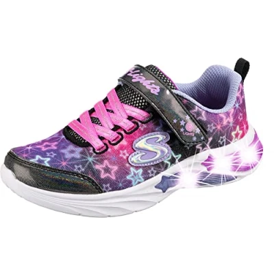Imagen de Skechers STAR SPARKS, Zapatillas para Niñas, Black Mesh/Multi Trim, 35 EU