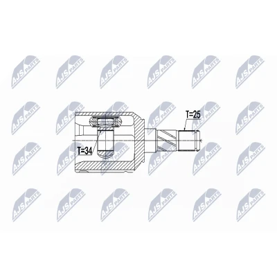 Imagen de NTY NPW CH 039 Junta Homocinética Transmisión automática Eje delantero, izquierda