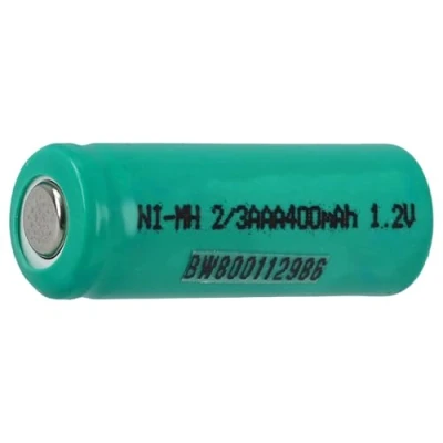 Imagen de vhbw Batería 2/3AAA NI MH 400 mAh (1,2 V) Flattop para modelismo, lámparas solares, teléfonos, etc.