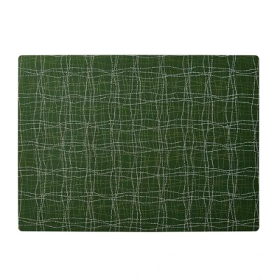 Imagen de APS 60585 Mantel individual (silicona, lavable, antimanchas y antideslizante, 45 x 33 cm, 1 unidad), color verde oscuro