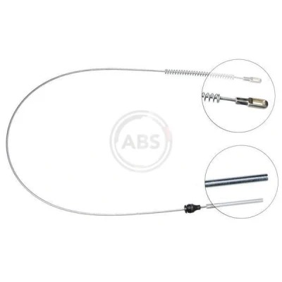 Imagen de A.B.S. K12077 Cable de Freno Mano 960 Tambor para dirección izquierda/derecha OPEL: Corsa A CC, TR