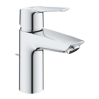 Imagen de Grohe Start QuickFix Grifo de lavabo monomando S (vaciador automático, menor consumo agua, instalación rápida, altura 165 mm), cromo, 24209002