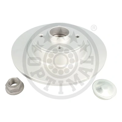 Imagen de OPTIMAL 702976BS3 Disco de freno 274 11 4/4 100 macizo revestido con cojinete rueda incorporado, sensor ABS incorporado RENAULT: GRAND SCENIC 2