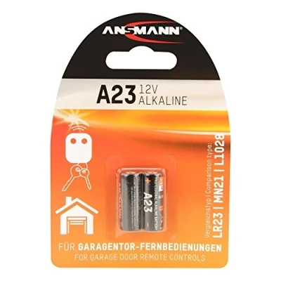 Imagen de Ansmann, batteria alcalina A23/LR23, 12 V, in particolare per telecomandi Porta del Garage, di Lunga durata, anche calcolatrici, bilance, orologi e chiavi Auto