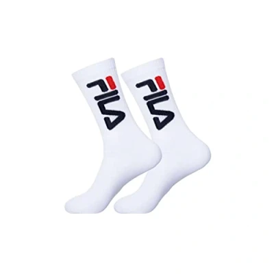 Imagen de Fila F9598 Unisex, Calcetín Mujer, Blanco, 39 42