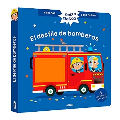 Imagen de Historias para rascar. El desfile de bomberos. Libro con texturas bebés (Rasca Rasca. rascar)