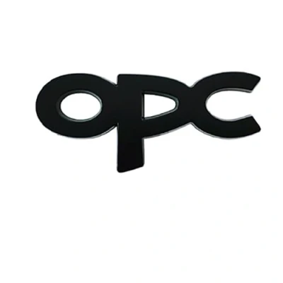 Imagen de uULiit Coche 3D Emblema para Opel opc,Calcomanía Insignia Pegatina Logotipo Capó Delantero Puerta del Maletero Pegatinas Logo Embellecedores Accesorios
