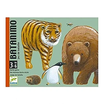 Imagen de Djeco Batanimo Juego de Cartas, Multicolor (145 016A)