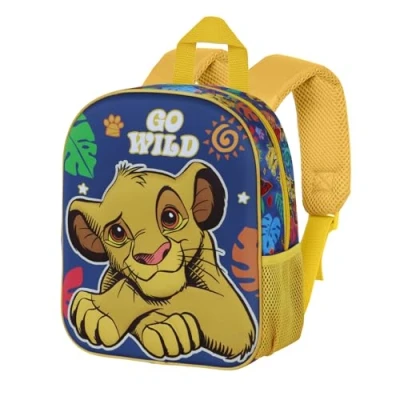 Imagen de Disney El Rey León Wild Mochila 3D Elite, Multicolor, 26 x 31 cm, Capacidad 8 L