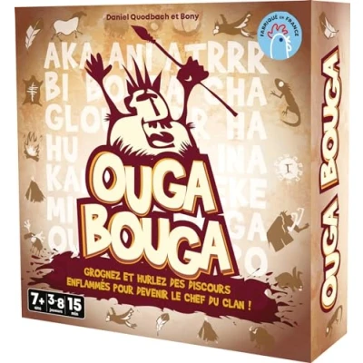 Imagen de ASMODEE Cocktail Games Ouga Bouga Juegos de Mesa Cartas Ambiente a Partir 7 años 3 8 Jugadores Versión Francesa