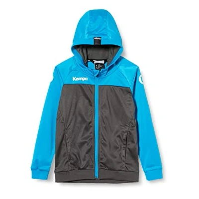 Imagen de Kempa Prime Multi Jacket Chaqueta De Balonmano Con Capucha Para Hombre, antracita/kempa azul, XL