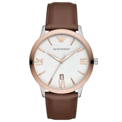 Imagen de Emporio Armani Reloj Analogico para Hombre de Cuarzo con Correa en Piel AR11211