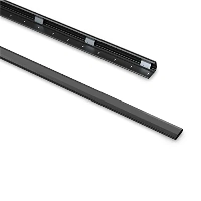 Imagen de PureMounts® Conducto para cables de aluminio con 3 cinta adhesiva 3M 30 cm como accesorio, 1,00 m, negro