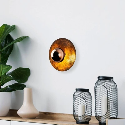 Imagen de Aplique Jerelis D38cm Metal Cobre Menzzo
