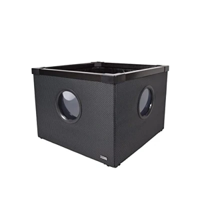 Imagen de Hozelock Acuario de Exterior Estanque terraza, 100 x 70 cm con Paredes Trenzadas, Incluye Ventana, Color Negro