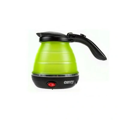 Imagen de CAMRY CR 1265 Hervidor de Agua Eléctrico Plegable, Resistencia Oculta, Tapa automática, Silicona, 0,5 Litros, 750W, Libre BPA, Verde