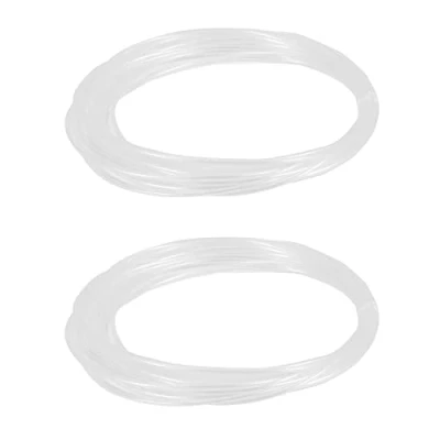 Imagen de KVSERT 2 tubos termorretráctiles transparentes para vehículos, barcos, diámetro de 1,5 mm, 5 m
