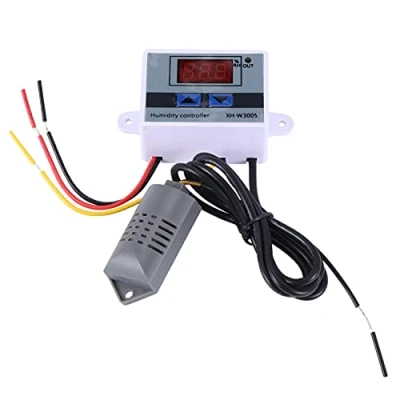 Imagen de Graootoly Digital Humidity Controller Hygrometer Control Switch 0 99% Rh Hygrostat With Sensor AC220V