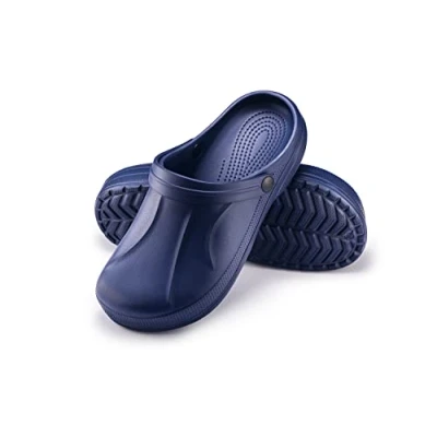 Imagen de ESTRO Zapatillas Casa Hombre Zuecos Verano Ligero Sanitarios F06 (41, Azul Oscuro)