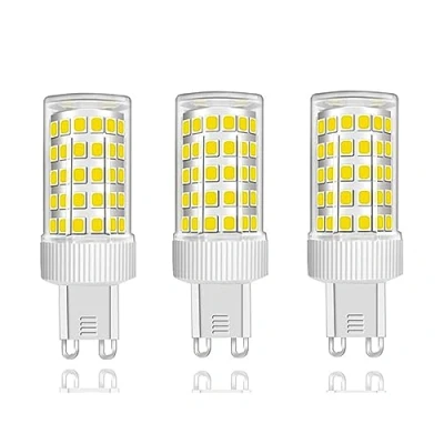 Imagen de ZFQ Paquete de 3 Bombillas LED G9 10W Equivalentes a Halógenos 150W, 86 Piezas LED, 1000 LM, Ángulo haz 360, Ultra Brillante, AC 220 240V, No Regulable, 6000K Blanco Frío