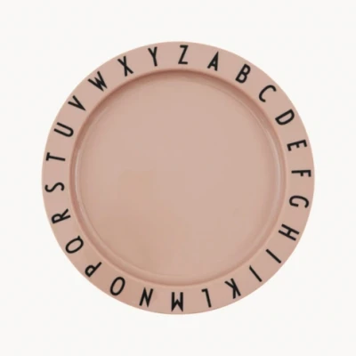 Imagen de design letters Eat &amp; Learn Plato irrompible para Niños Tritan Bebe Desayuno Diseñado en Dinamarca sin BPA/BPS de cena Vajilla Apto lavavajillas