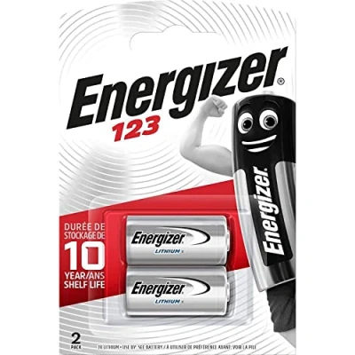Imagen de Energizer® Pila Litio Photo CR17345 123 3V 1500mAh (2 unidades)