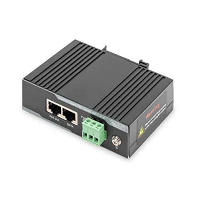 Imagen de DIGITUS DN 651112 adaptador e inyector de PoE Gigabit Ethernet 55V