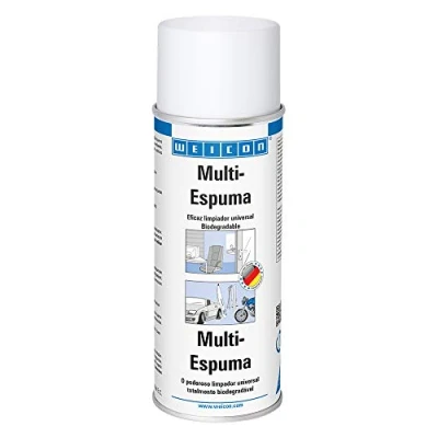 Imagen de WEICON Spray Multi Espuma 400 ml Poderoso limpiador universal Blanco