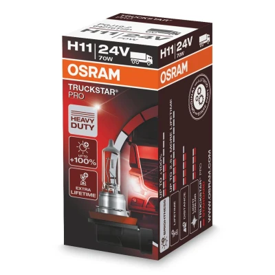 Imagen de OSRAM 64216TSP Lámpara, faro de carretera H11 24V 70W 3200K Halógena