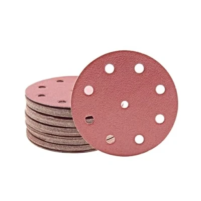 Imagen de MioTools Fox discos abrasivos con cierre adhesivo, 125 mm, 9 agujeros, p. Lijadoras roto orbitales (50 pz.) G100